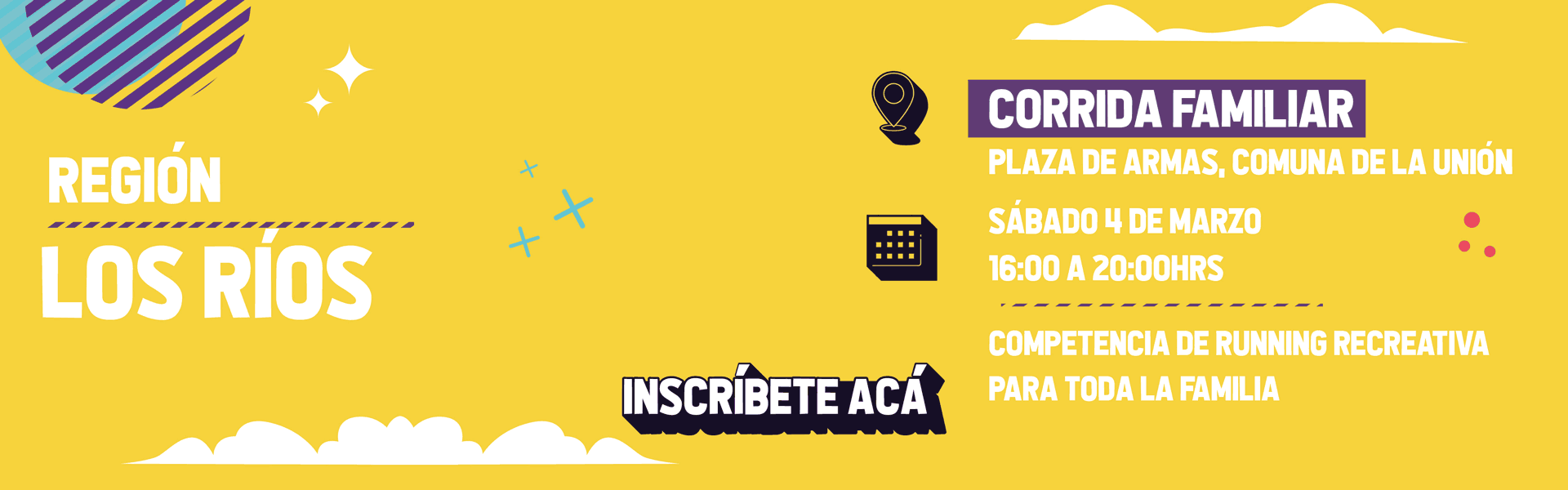 Region de Los Ríos Actividades deportivas y recreativas Inscríbete acá