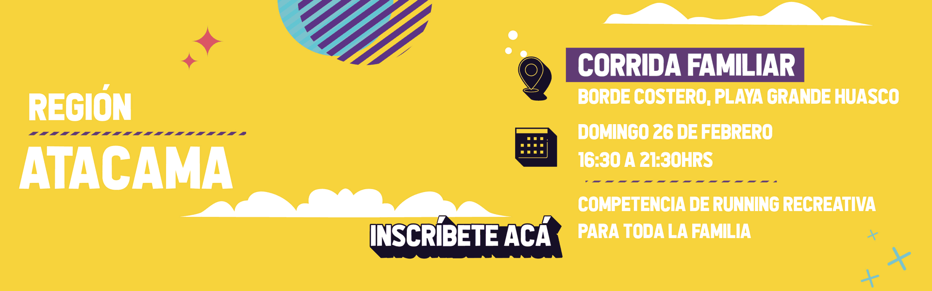 Region de Atacama Actividades deportivas y recreativas Inscríbete acá