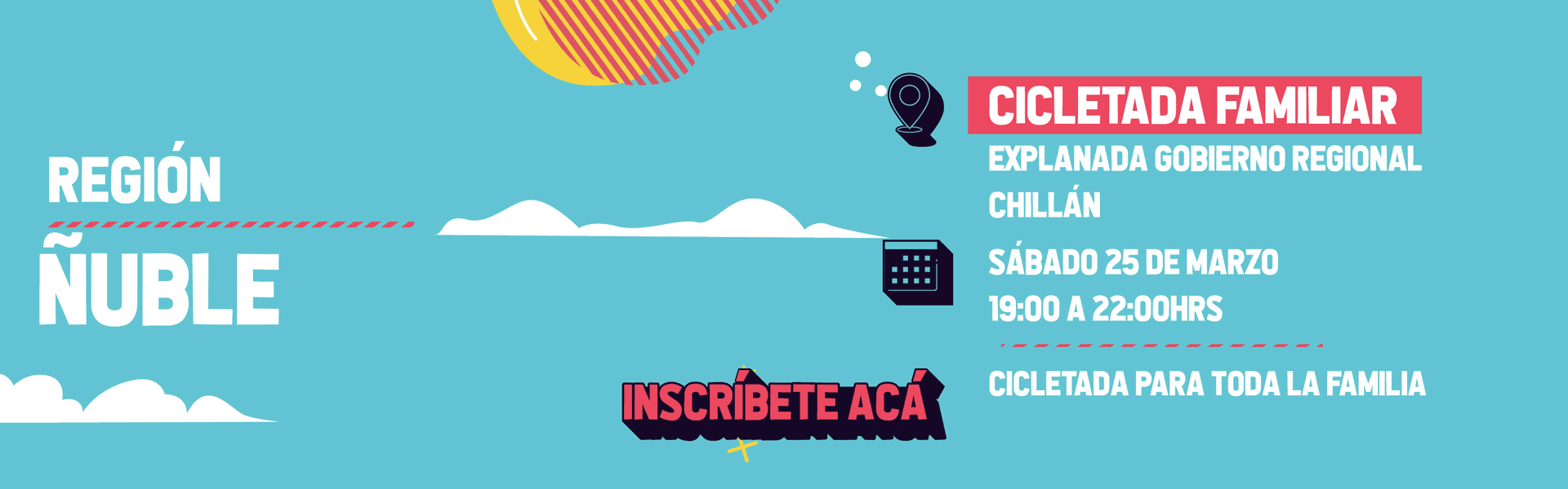 Region de Ñuble Actividades deportivas y recreativas Inscríbete acá